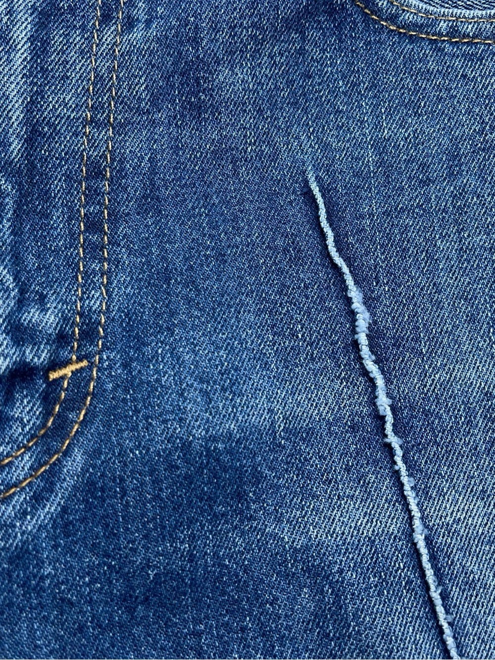 Levi’s 505 Jeans Mens 36x30 Blue Denim Custom Bead - Picture 4 of 16
